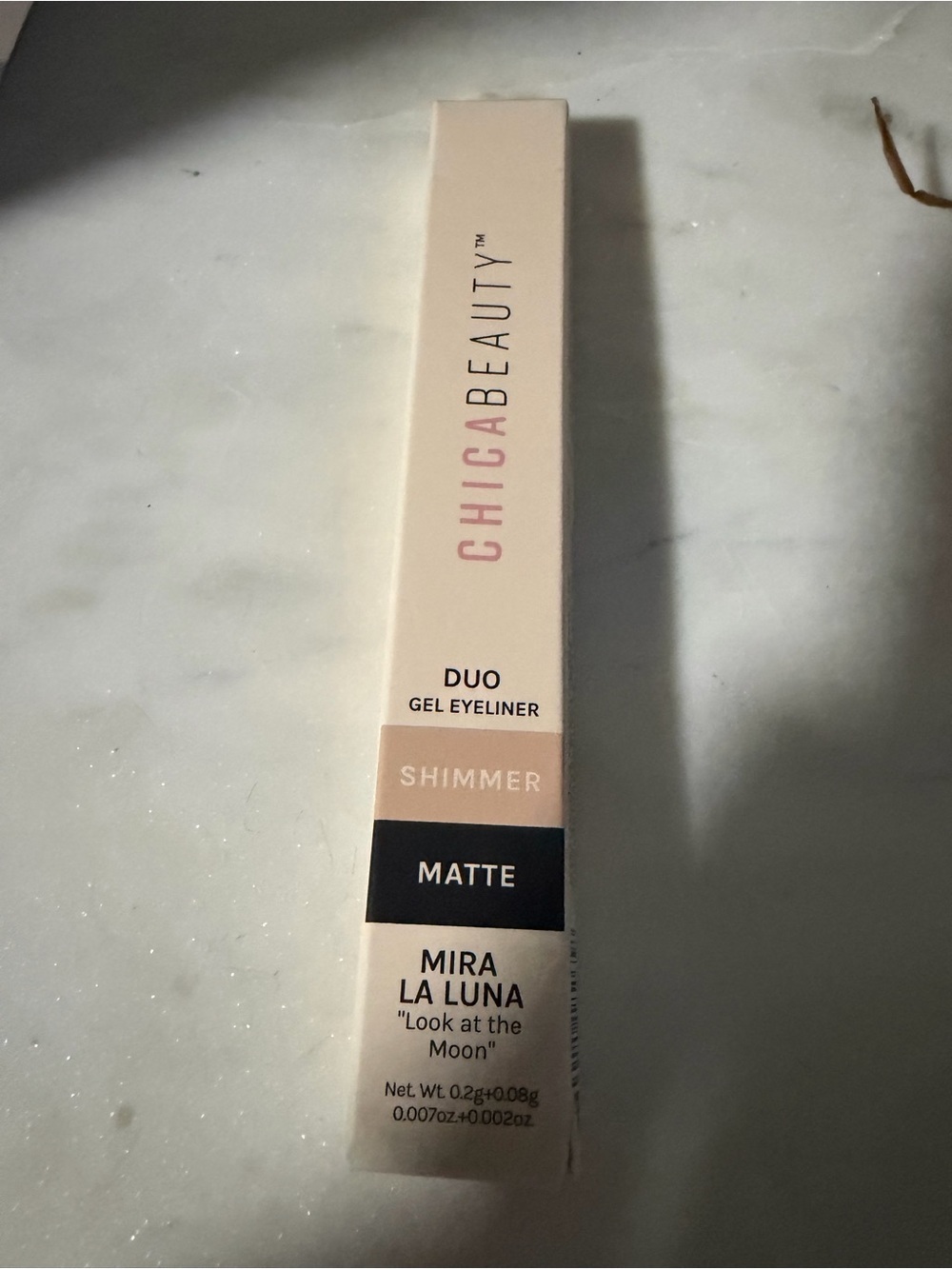 Chica Beauty Duo Gel Eyeliner Mira La Luna Black Shimmer Matte